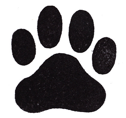 paw print art